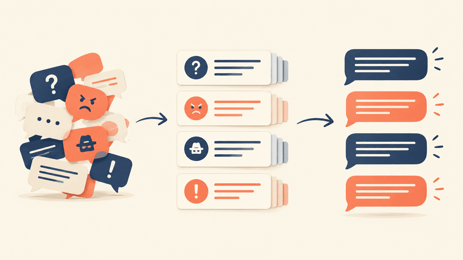Build response patterns, not identical scripts